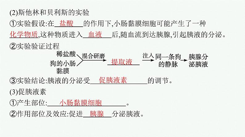 人教版高中生物选择性必修一激素与内分泌系统课件07