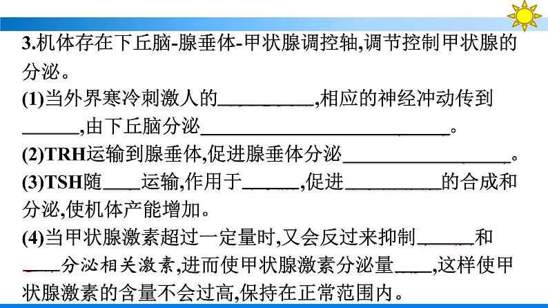 浙科版(2019)高中生物选择性必修1神经系统通过下丘脑控制内分泌系统课件08