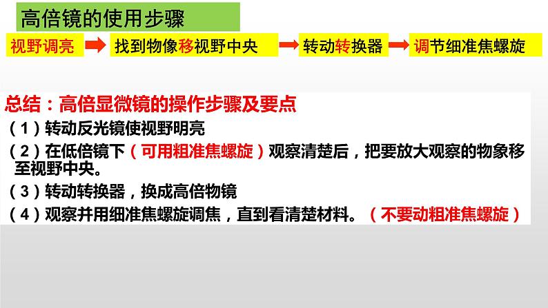 2023届高三一轮复习生物：必修一《走近细胞与组成细胞的分子》复习课件05