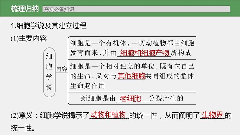 2023届高三一轮复习生物：第一单元 第1课时　走近细胞课件第5页