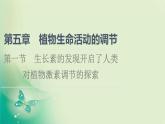 第5章 第1节 生长素的发现开启了人类对植物激素调节的探索 课件（95张）-高中生物新浙科版（2019）选择性必修1