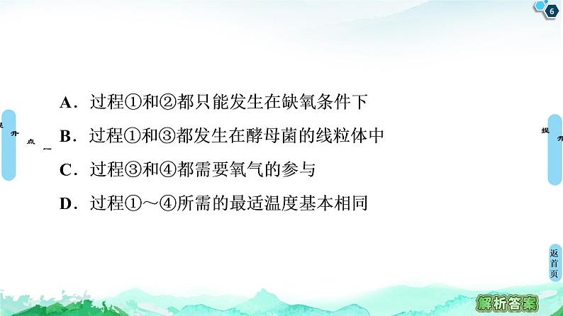 高中生物选择性必修三  第1章 素能提升课 发酵工程与其他相关知识的综合 课件第6页