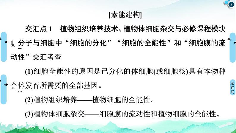 高中生物选择性必修三  第2章 素能提升课 细胞工程与其他相关知识的综合 课件第3页