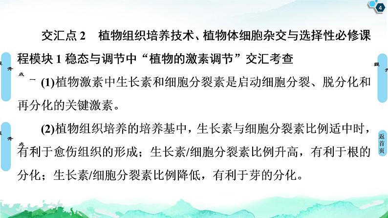 高中生物选择性必修三  第2章 素能提升课 细胞工程与其他相关知识的综合 课件第4页