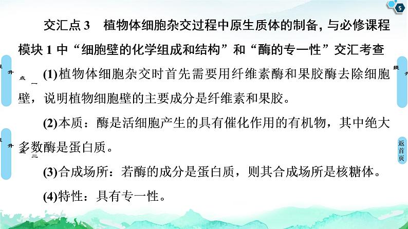 高中生物选择性必修三  第2章 素能提升课 细胞工程与其他相关知识的综合 课件第5页