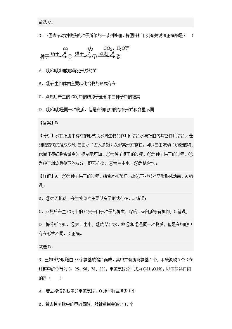 江西省宜春市万载中学2021-2022学年高一下学期期中生物试题含解析02