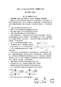 山东省青岛第二中学2022-2023学年高三生物上学期期中考试试题（Word版附解析）