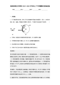 2021-2022学年陕西师范大学附中高二下学期期中生物试题含解析