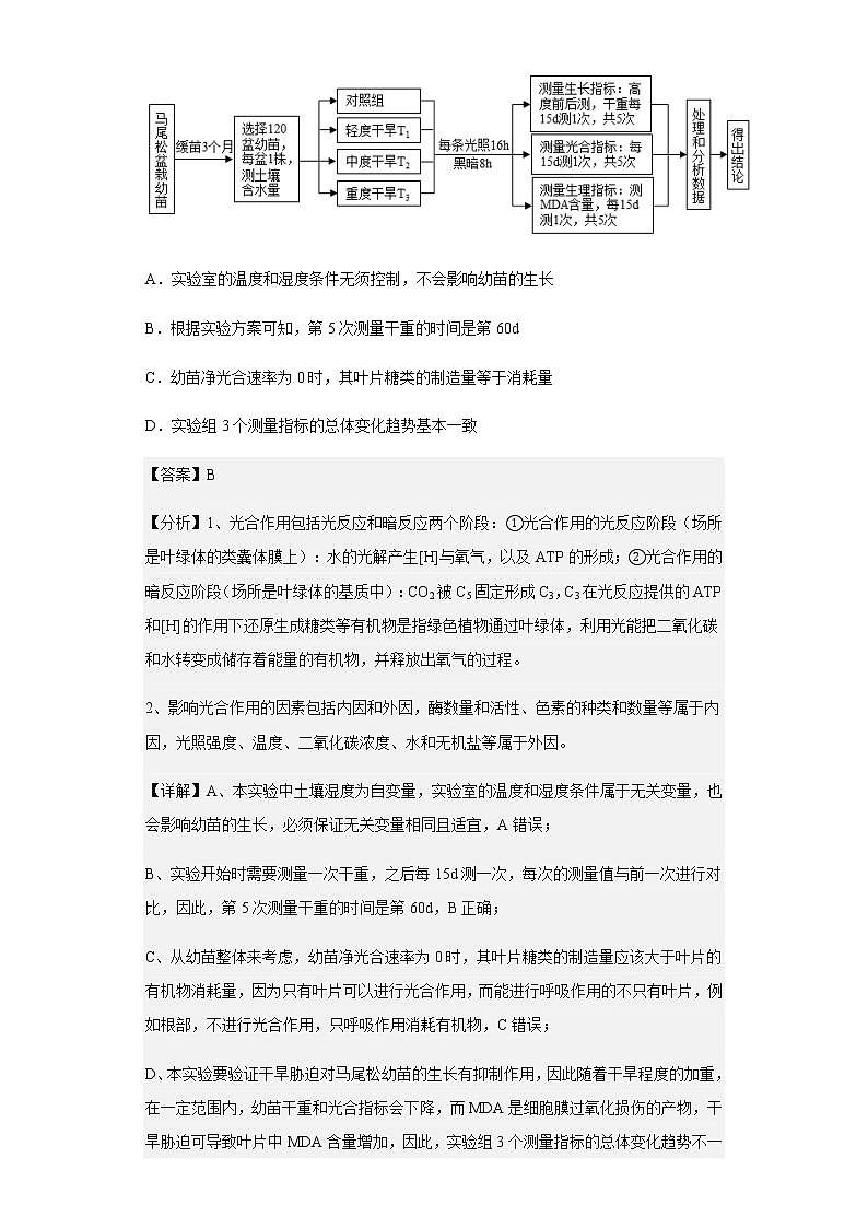 2022-2023学年山东省泰安市一中老校区（新泰中学）高三上学期第一次月考生物试题含解析第3页