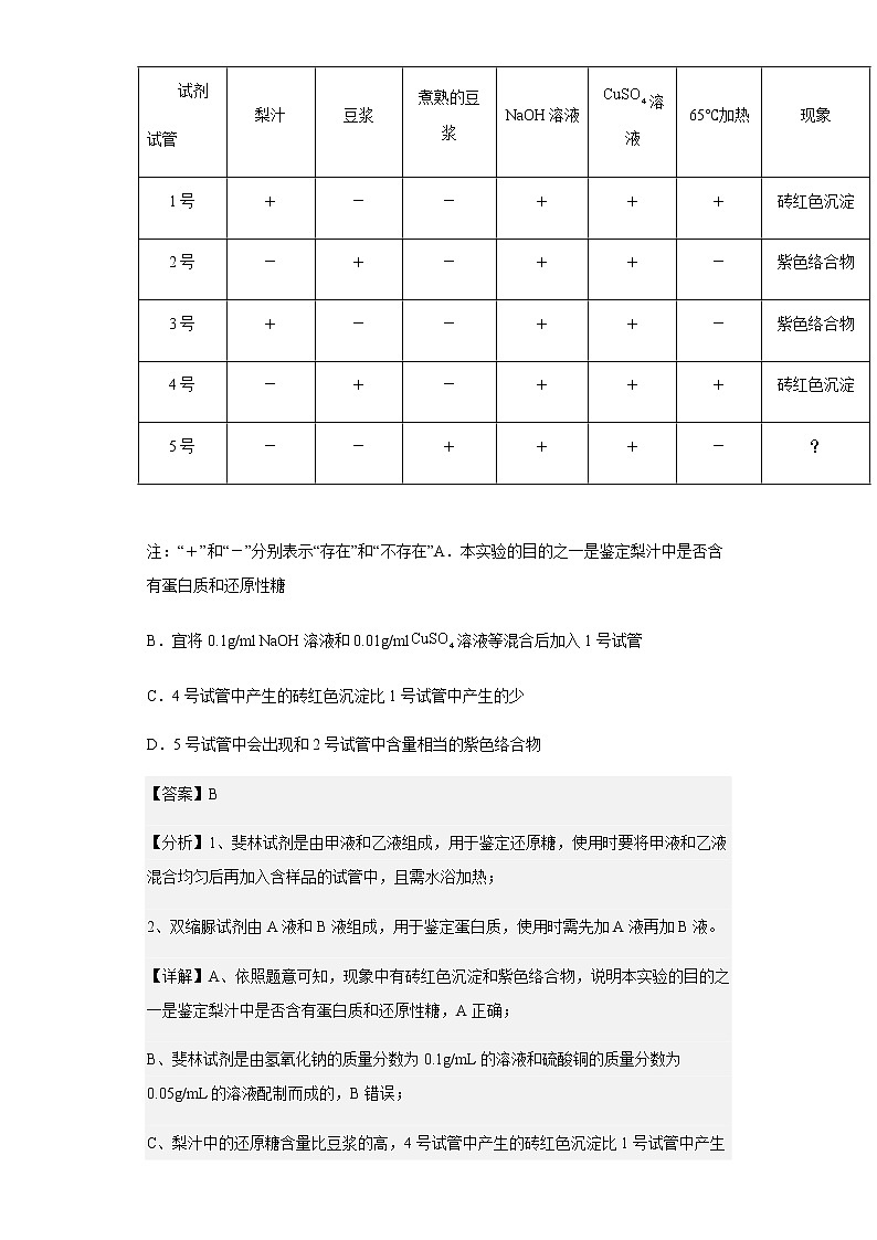 重庆市八中2022—2023学年高三上学期入学考试生物试题含解析第3页