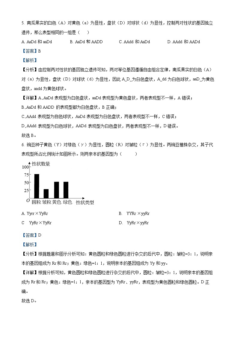 新疆塔城市第三中2022-2023学年高二上学期第一次月考生物试题含解析第3页