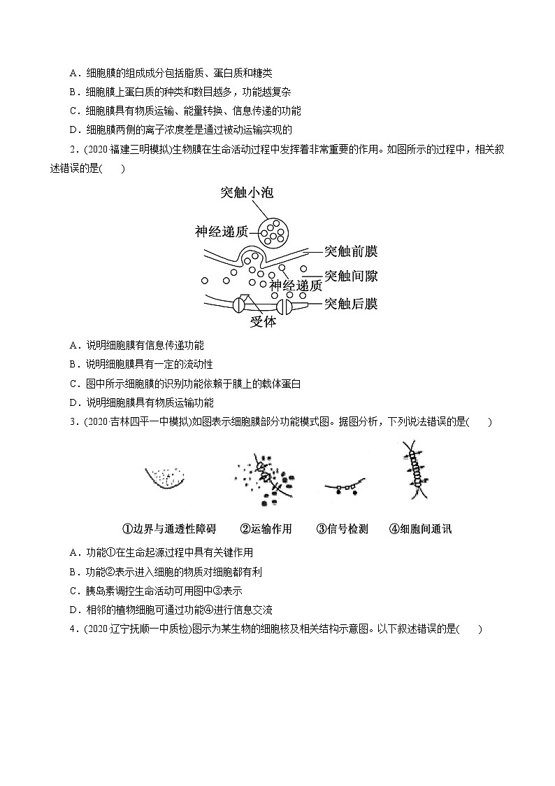 高中生物专题03 物质出入细胞的方式-备战2021年高考生物专题提分攻略（无答案）第3页