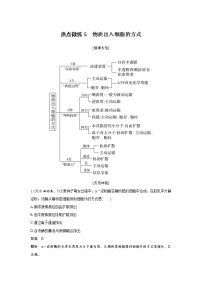 高中生物热点微练5　二轮专题物质出入细胞的方式