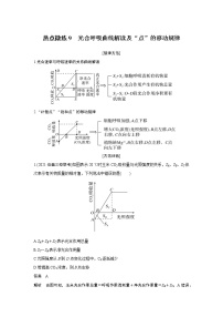 高中生物热点微练9　二轮专题光合呼吸曲线解读及“点”的移动规律