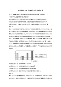 高中生物热点微练10　二轮专题影响光合作用的因素