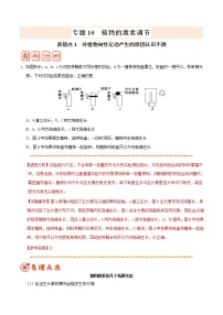 高中生物专题10 植物的激素调节-备战2019年高考生物之纠错笔记系列（有答案）