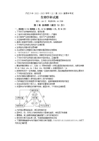 2023内江六中高二上学期期中生物试卷含答案