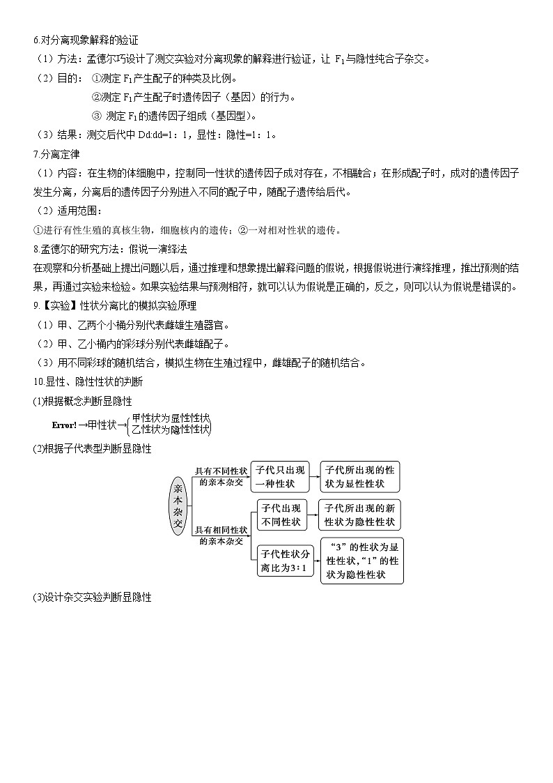 必修二超全知识点总结-2023年高中生物学业水平考试必备考点归纳与测试第2页