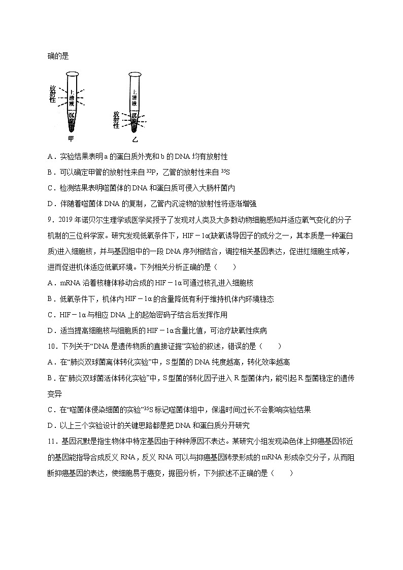 高中生物专练02 遗传与进化考点分类50题-2020年高考生物总复习考点必杀800题（无答案）03