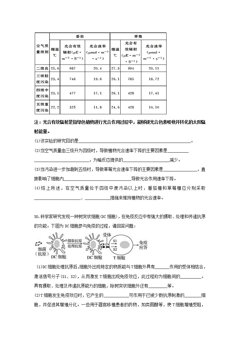高中生物辽宁省沈阳市东北育才学校2019届高三生物第八次模拟试题03