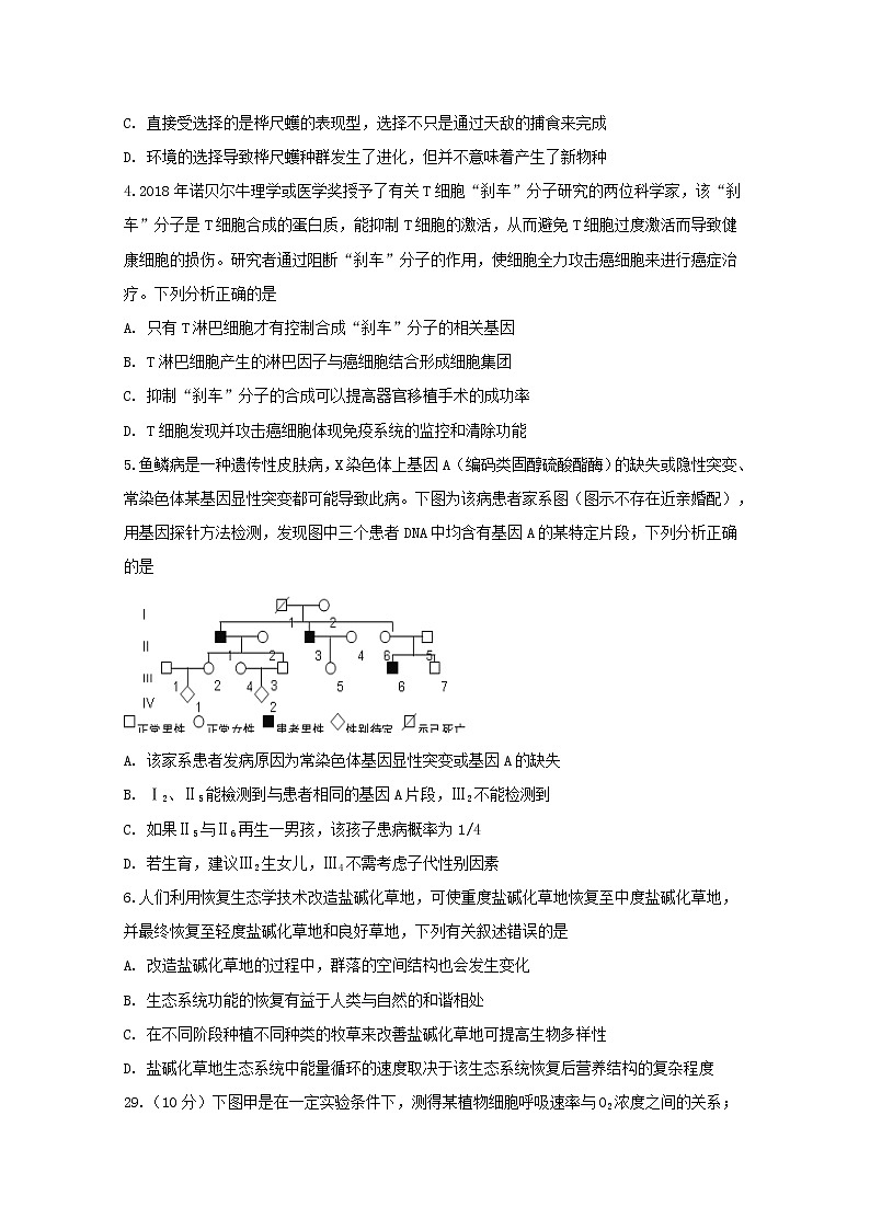高中生物安徽省定远重点中学2019届高三生物下学期第三次模拟考试试题第2页