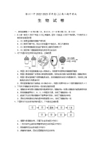 宁夏回族自治区银川一中2022-2023学年高二生物上学期期中考试试题（Word版附答案）