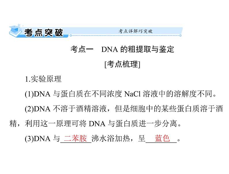 2022年《南方新课堂 高考总复习》生物 选修1 专题4、5 DNA和蛋白质技术、植物有效成分的提取课件第3页