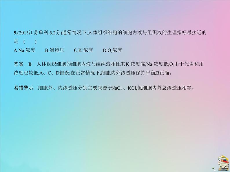 高中生物2020届高考生物一轮复习专题16人体内环境的稳态与调节课件第7页