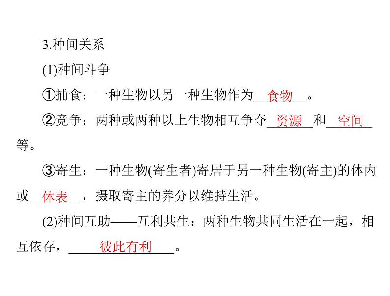2022年《南方新课堂 高考总复习》生物 必修3 第4章 第3、4节 群落的结构和演替课件第4页