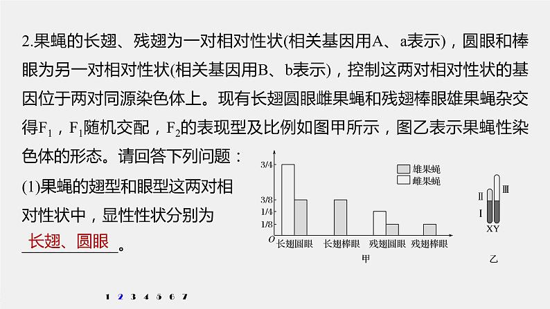 高中生物2022年高考生物一轮复习 第5单元 强化练11　伴性遗传相关实验设计课件PPT第8页