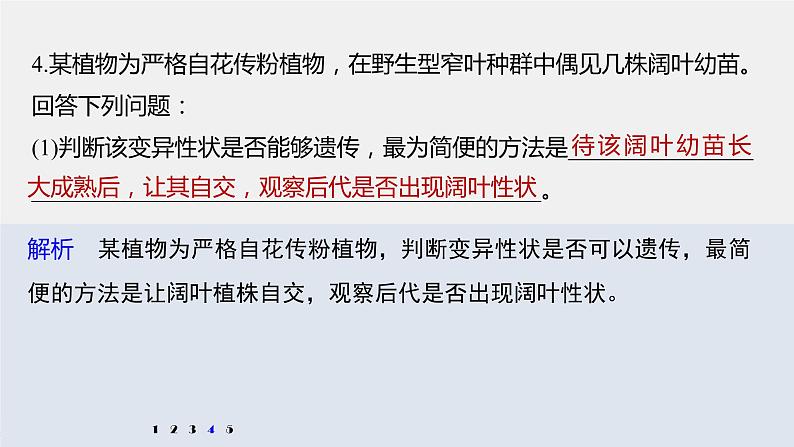 高中生物2022年高考生物一轮复习 第7单元 强化练13　生物变异类型的判断课件PPT第8页