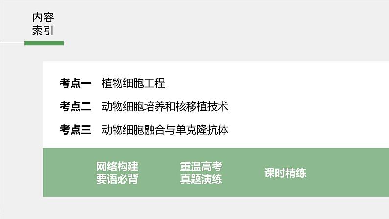 高中生物2022年高考生物一轮复习 第10单元 第34讲　细胞工程课件PPT第3页