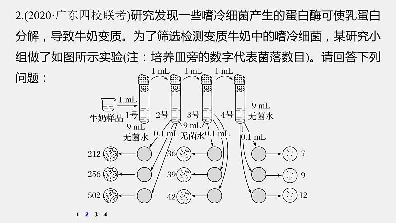 高中生物2022年高考生物一轮复习 第11单元 强化练23　微生物的培养与应用课件PPT04