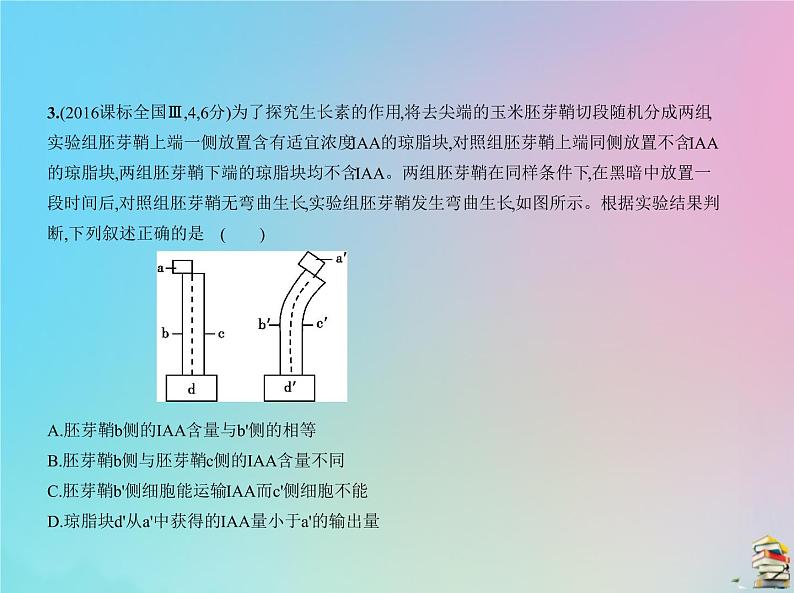 高中生物2020届高考生物一轮复习专题20植物的激素调节课件第8页