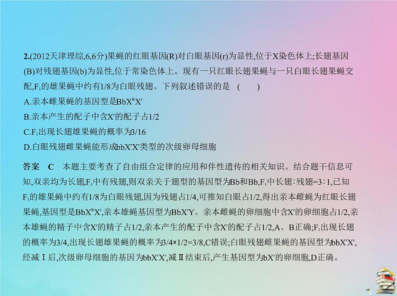 高中生物2020届高考生物一轮复习专题13伴性遗传与人类遗传参件课件PPT第4页