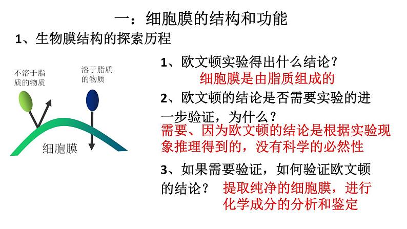 高中生物专题7.1 细胞膜和细胞核-2021年高考生物一轮复习知识精讲课件第3页