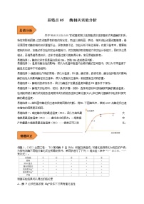 易错点05 酶相关实验分析-备战高考生物考试易错题（全国通用）