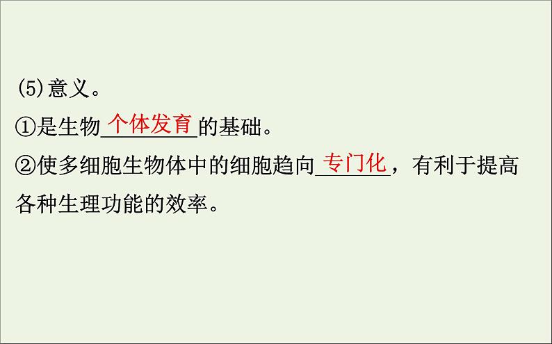 高中生物2020届高考生物一轮复习4.3细胞的分化衰老凋亡和癌变课件07