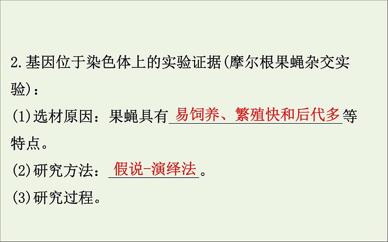 高中生物2020届高考生物一轮复习5.3基因在染色体上和伴性遗传课件第7页