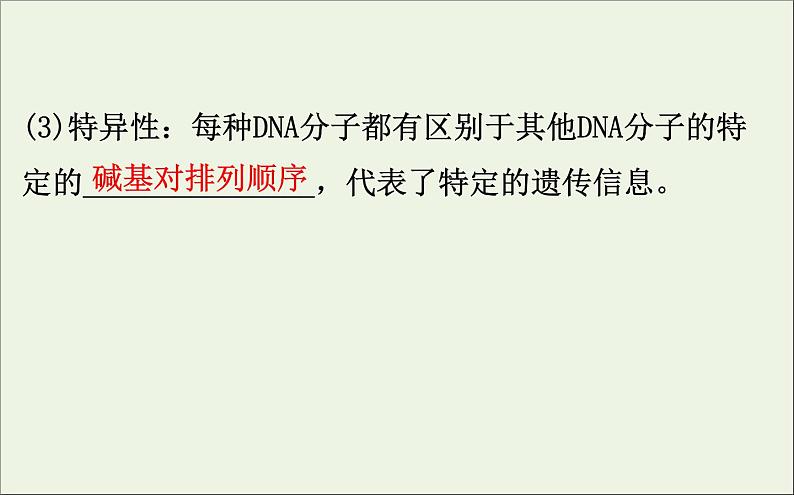 高中生物2020届高考生物一轮复习6.2DNA分子的结构复制和基因的本质课件07