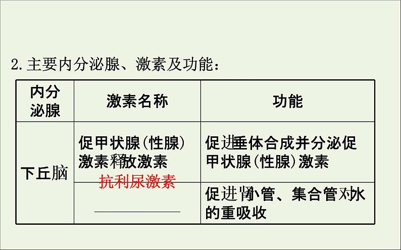 高中生物2020届高考生物一轮复习8.3通过激素的调节及神经调节与体液调节的关系课件第7页