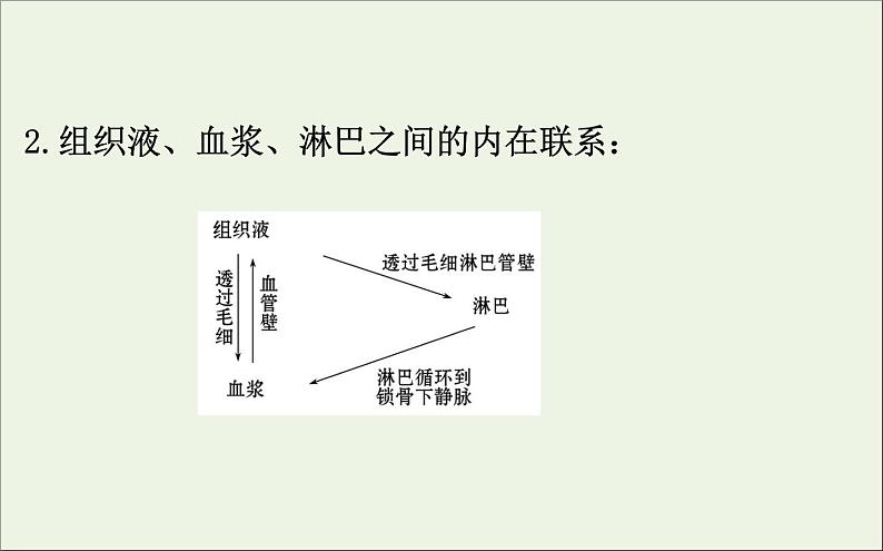 高中生物2020届高考生物一轮复习8.1人体的内环境与稳态课件第8页