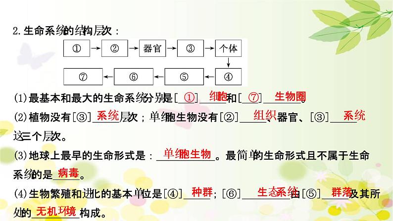 高中生物2022届新教材一轮复习人教版 第一单元 第1课 走 近 ϸ 胞 课件第6页