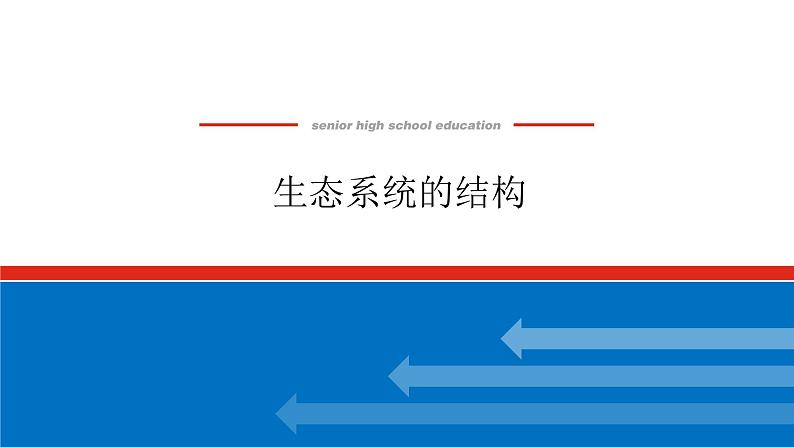 2023高考生物(统考版)复习课件 必修③第四单元1生态系统的结构第1页