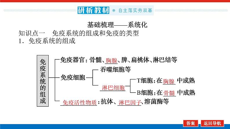 2023高考生物(统考版)复习课件 必修③第一单元4免疫调节第5页