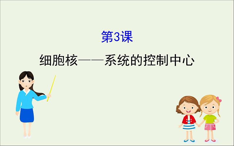 高中生物2020届高考生物一轮复习2.3细胞核__系统的控制中心课件第1页