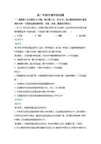 浙江省七彩阳光联盟2022-2023学年高二生物上学期11月期中试题（Word版附解析）