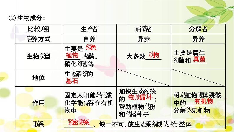 (新高考)高考生物一轮复习课件第九单元第3课生态系统的结构(含解析)06