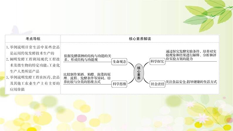 (新高考)高考生物一轮复习课件第十单元第1课传统发酵技术的应用(含解析)第2页