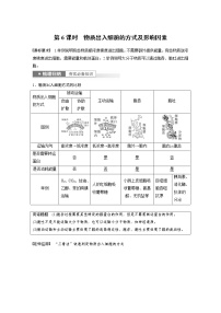 (新高考)2023年高考生物一轮复习讲义第2单元第6课时物质出入细胞的方式及影响因素(含解析)